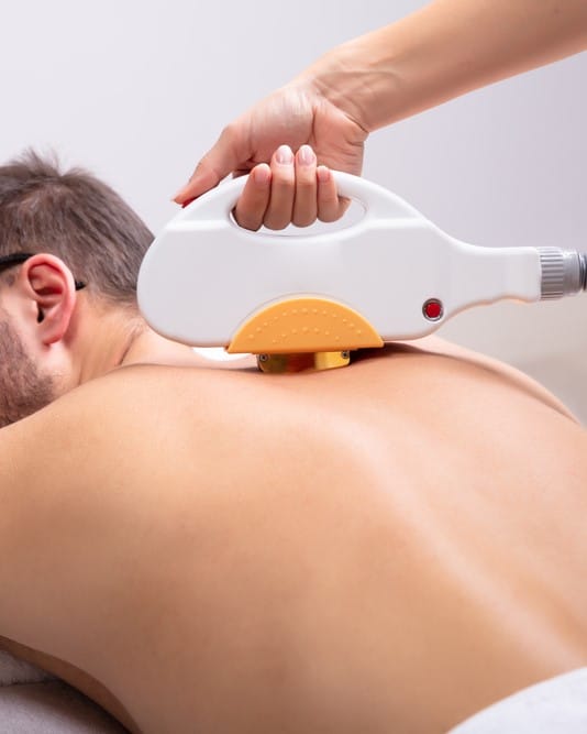 Epilation au laser du dos